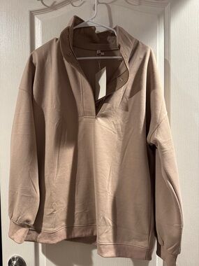 Women’s Pullover Sweater - Taupe